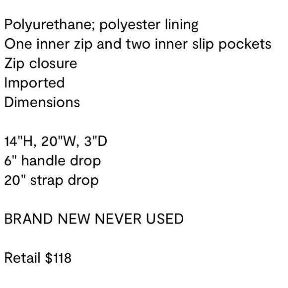 BNWT Anthropologie Puffed Tote Bag in black - Picture 4 of 4